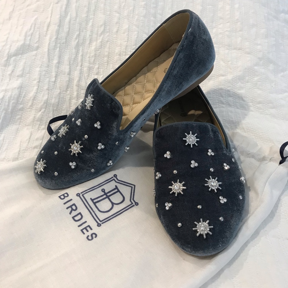 Birdies Slippers, The Starling - Ocean Crystal